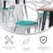 Flash Furniture White Metal Stack Chair with Mint Poly Resin Seat CH-31270-WH-PL1M-GG - alternate 8